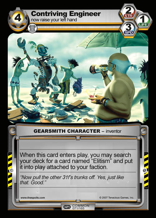 Contriving Engineer